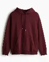 Men's Solid Maroon Hoodie