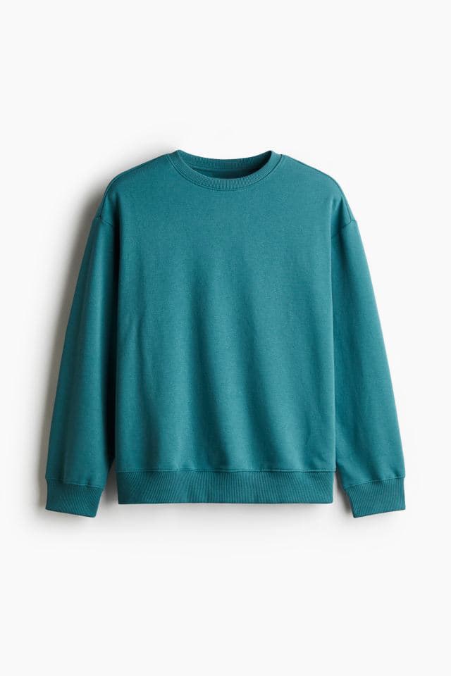 Men's Solid Blue Sweatshirt