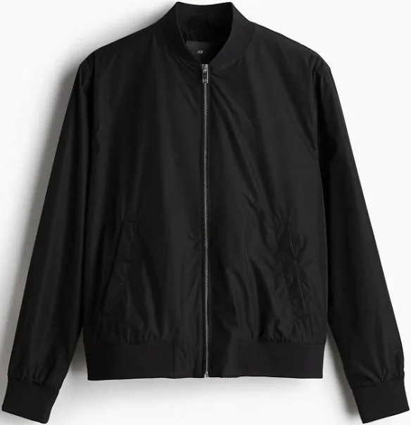 Men's Black Bomber Jacket 