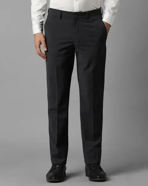 Men's Charcoal Formal Trouser