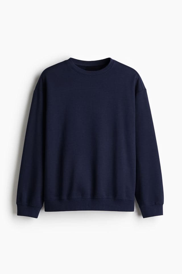 Men's Solid Navy Sweatshirts